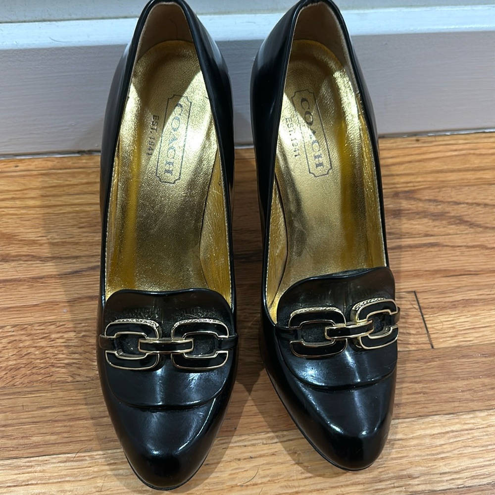 Coach Patent Leather Heels